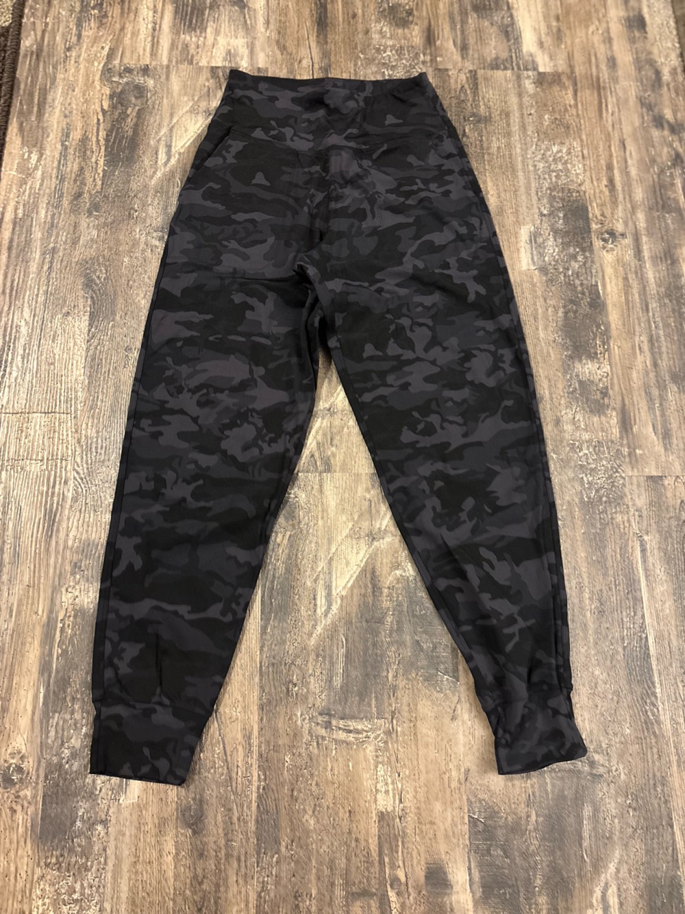 🎉High-Waist Black Camo Jogger Leggings for Women